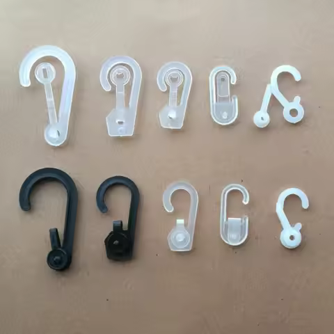 500 Gram Plastic Display Snap Hooks Shirt Dress Underwear Sock Gloves Clip Hanger Bag Package Hook C