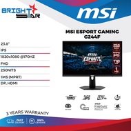 MSI ESPORT GAMING 24" G244F IPS 170HZ FHD GAMING MONITOR