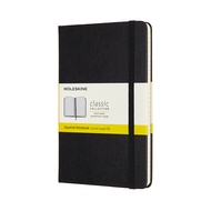 Moleskine สมุดบันทึก สมุดโน๊ต  ปกแข็ง สีดำ ขนาดกลาง 11.5x18 ซม Classic Notebook Black Medium hard cover