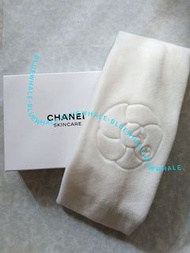 情人節限定Chanel 山茶花CAMELIA ALBA PLENA headband 髮帶 洗面頭巾 頭飾 頭套 頭箍 skincare