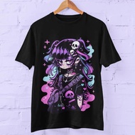 Grunge Pastel Goth Anime Girl Unisex Tee | Harajuku Streetwear, Japanese Streetwear | Soft Goth Aest