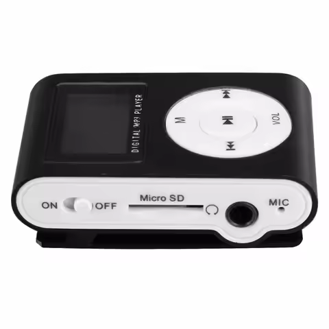 Fashion Support 32GB TF Card Lithium Battery Clip Sport Music Player MP3 Music Player Mini MP3 Playe
