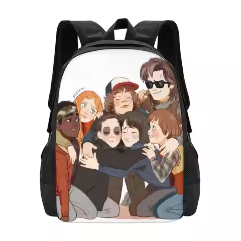 Big Hug Hot Sale Schoolbag Backpack Fashion Bags 2 Dustin Henderson Mike Wheeler Lucas Eleven Steve