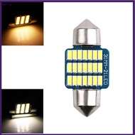 【BET】1PCS 31MM Car LED Dome Light Reading Light Double Tip 21SMD License Plate Light[my]