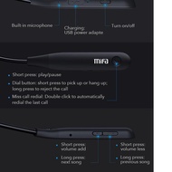 Naid Xnbjrx Xiaomi Mifa S2 Wireless Bluetooth Headset Sports Earbuds Xk ^