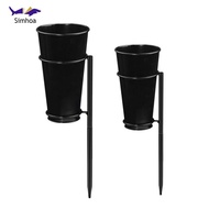 [Simhoa] Cemetery Vase Memorial Flower Holder with Sturdy  Stake And Arrangement Stand for Artificia