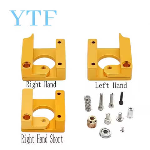 3D Printers Parts MK8 Extruder Aluminum Alloy Block For 1.75mm Filament Extrusion Right Left Short H