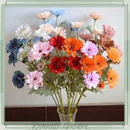6 Heads Zinnia Artificial Flower Bunga Hiasan Daisy | Hiasan Rumah & Wedding Party Deco