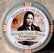 3 Tins Navajo Medicine Of The People White Sage Dry Lips Lip Balm - Minor Skin Ailments, 0.75 oz Eac