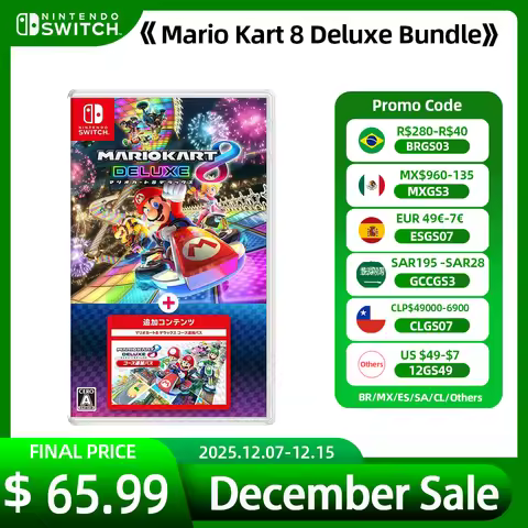 Mario Kart 8 Deluxe - Nintendo Switch Game Deals Support 13 Languages TV Tabletop Handheld for Switc