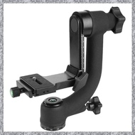 (TCRD) 360 Degree Panoramic Gimbal Tripod Ball Head 1/4 Inch Screw with Quick Release Plate Accessor