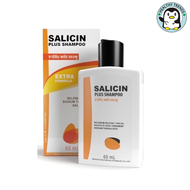 Salicin Plus Shampoo Extra Formula ซาลิซิน พลัส แชมพู Tar oil Selenium Sulfide 60 ml. [HT]