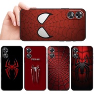 Soft black phone case for OPPO Reno 2 2Z 2F 3 4 Pro 5 lite 5F Spider cartoon elements casing Anti fa