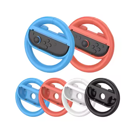 2pcs Racing Steering Wheel for Nintendos Nintend Switch 2 Joy con Controller Handle Grips for Nitend