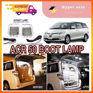 Toyota estima acr50 rear bonnet trunk led luggage boot lamp rear bonnet light estima accessories