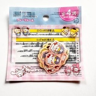 日本 Sanrio Sirotan Flake Sticker貼紙單個獨立貼紙4款 20 個單元 用途裝飾 獎勵貼紙 平行進口 ( Seal Hello Kitty My Melody 布甸狗玉桂狗)