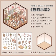 Ready stock Ready stock Ready stock Cabin Scene Sticker d Landscaping Sticker d Three-Dimensional St