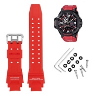【BW นาฬิกา】 สายยางซิลิโคนสำหรับ Casio G-SHOCK GA1000 GA1100 GW4000 G1400/1100 Series กันน้ำสายนาฬิกา