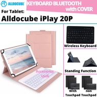 Alldocube iPlay i Play 20P 4G LTE 10.1" Helio Tab Tablet 10.1 Inch Book Cover Keyboard Wireless Blue
