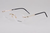 ［Project嚴選] 「Montblanc萬寶龍」 MB0071O簡約質感無框鏡框/經典鋼筆鏡腳設計/商務型光學眼鏡