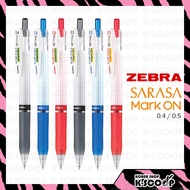 ZEBRA Sarasa Markon Gel Pen 0.4mm JJS77 / 0.5mm JJ77 - designed for students and note-takers