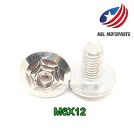 น๊อตเลส คอนโซล ลายM1  (M6) เบอร์10 ยาว 12152025 มิล (ราคาต่อตัว)