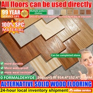 【1 second installation】SPC Vinyl Flooring beginner friendly floor sticker floor tiles sticker vinyl 