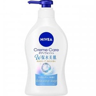 妮維雅 - NIVEA 奶油保養沐浴露 W 保水美肌 470ml (舒緩皂香) -17992 (平行進口)