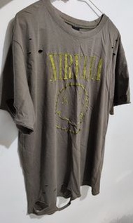 Nirvana 刻意做爛男裝 men t shirt