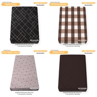 Zippered Foam Mattress Cover Size 90X200X5 - 90X200X10 - 90X200X15 - 90X200X20