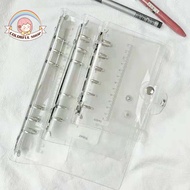 Colorfulshop plastic binder cover A5 A6 A7 Hard plastic binder cover A5 A6 A7 Clear plastic binder c