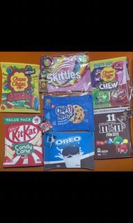 糖果零食造型錢包 chupa chups m&m Kit Kat Oreo skittles chips ahoy candy snack pouch