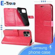 Classic Leather Shockproof Wallet Clip Style Magnetic Buckle Flip Phone Stand For Samsung Galaxy M13