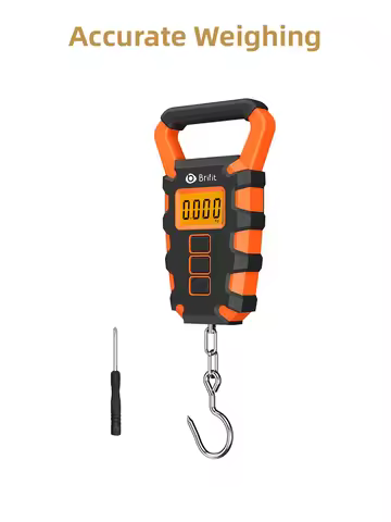 50KG Digital Fishing Scale with Ruler Portable Travel Luggage Weighing Scale Digital Fishing Scale K