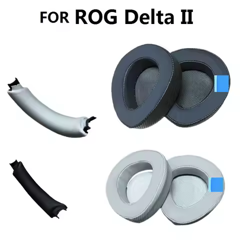 Cooling Gel Ear Pads For ASUS ROG DELTA II headphones Replacement Delta 2 Earmuff headband cushion