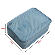 Tas Travel Penyimpanan Sepatu Sandal Kasut Dua Sekat Pouch Traveling Shoes Bag Organizer Import PTT