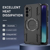 Lenuo tản nhiệt Ốp nam châm cho Samsung Galaxy A17 5g Ốp điện thoại TPU + PC bốn góc túi khí vỏ lưng