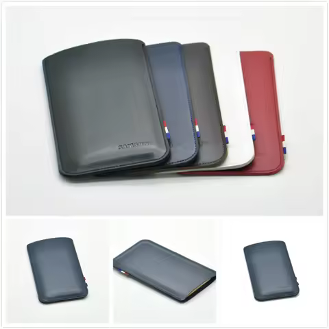for Samsung Galaxy Note9 6.4" slim sleeve pouch cover, vintage microfiber stitch case for Galaxy Not
