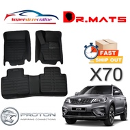 DR.MATS 5D Proton X70 (2018-2021) Carpet Car Floor Mat PU Leather Car Floor Mat Anti Slip Waterproof Coil Mat Magic Mat