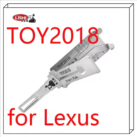 For Toyota Lishi 2-in-1Pick/Decoder TOY2018 LOCKSMITH TOOL