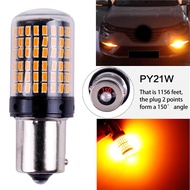 1pcs BAU15S 7507 Turn Signal Light PY21W 5009 Canbus No Error Led Bulb Amber Blinker 18W 12V-24V Fro