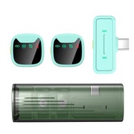 磁吸無線領夾麥克風抽拉式充電倉直播降噪收音藍牙迷你小話筒