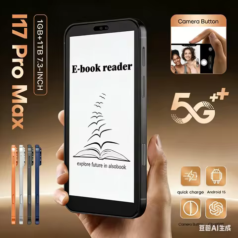 I17pro max Ebook Reader 6.9 Inch E Ink Android 15 OS Built in Google Play 16GB RAM 1TB ROM Electroni