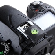 2 Pieces DSLR Camera Flash Hot Shoe Protector Cover Spirit Level for Nikon Canon SX60 SX70 1300D 800