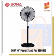 SONA 10 Inch Oscillator Power Stand Fan SSO 6510 | SSO6510 (5 Years Warranty on Motor)