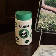 Cốc Giữ Nhiệt Bằng Thép Không Gỉ Dễ Thương Hình Gấu Trúc Cốc Đựng Cà Phê Di Động Cho Nam Và Nữ Cốc Đ