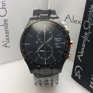 Alexandre Christie Ac 6467 Mc Rosegold Black Original Tirtastore228