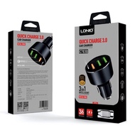 🔥LDNIO C703Q 3 IN 1 INTELLIGENT QUICK CHARGE 3.0 CAR CHARGER