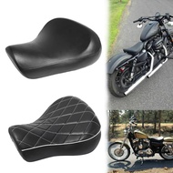 Diamond Front Driver Rider Solo Seat Black Motorcycle Seats Cushion For Harley Sportster 883 1200 Fo