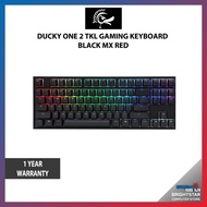 Ducky One 2 TKL Keyboard - Black/MX Red